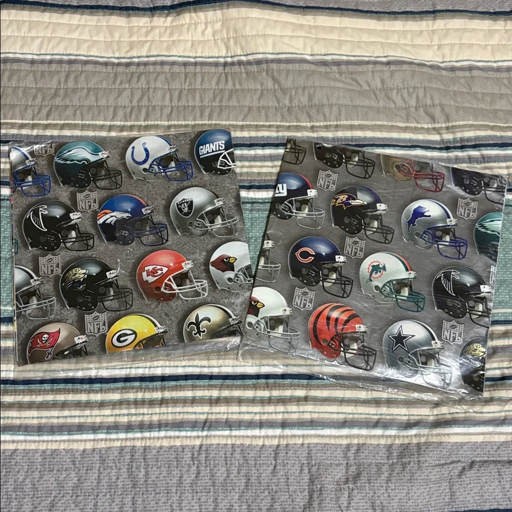 NFL Wrapping paper by Hallmark, vintage